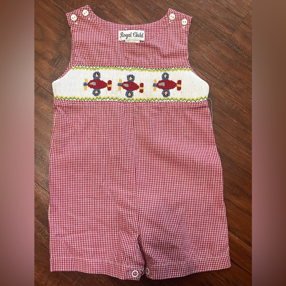 Royal Child size 3 month little boys airplane romper. So cute &like new